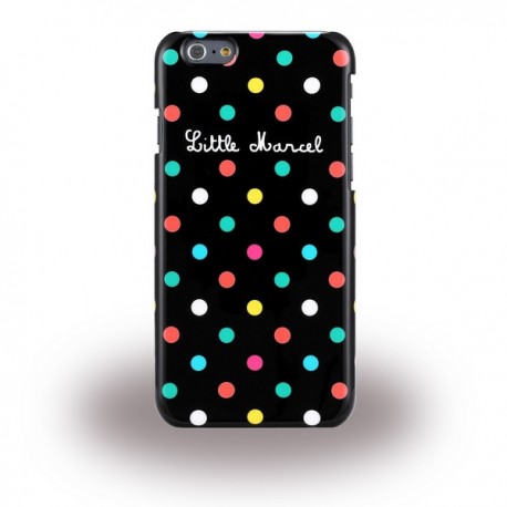 Etui Little Marcel Noir Pois Hard Case iPhone 6 6s Black