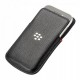 Leather Pocket Blackberry Q5 Black