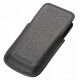 Leather Pocket Blackberry Q5 Black