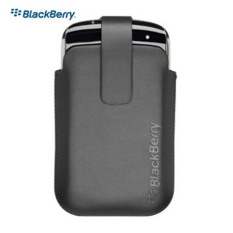 Leather Pocket Holster Blackberry 9350/9360/9370 Black