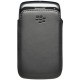 Leather Pocket Blackberry 9380 Black