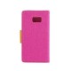Etui Canvas Book Case Huawei Honor 7 Pink
