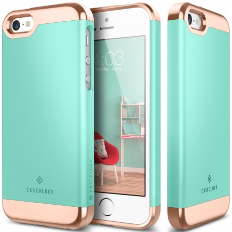 Etui Caseology Savoy iPhone 5 5s SE Turquoise Mint