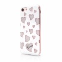 Etui Guess iPhone 7 Hearts Soft Case White