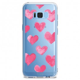Etui Rearth Ringke do Samsung Galaxy S8 Fusion Watercolor Hearts