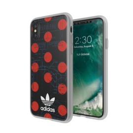 Etui Adidas iPhone X / XS 70's Clear Case Red
