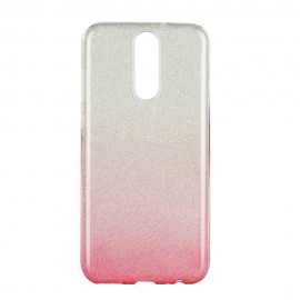 Etui SHINING Huawei Mate 10 Lite Transparent / Różowy