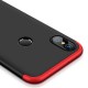 Etui 360 Protection Xiaomi Redmi Note 5 Black Red