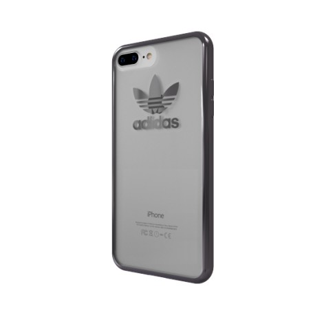 Etui Adidas iPhone 7 Plus / 8 Plus Clear Case Logo Gun Metal