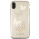 Etui Guess iPhone X Studs & Sparkles Beige