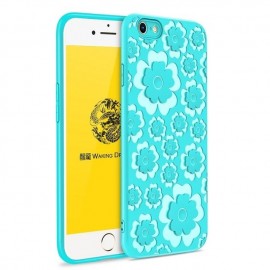 Etui MSVII iPhone 7 / iPhone 8 Flower Turquoise