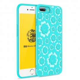 Etui MSVII do iPhone 7 Plus / do iPhone 8 Plus Flower Turquoise