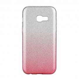 Etui Futerał Samsung Galaxy A6 2018 SHINING Clear/Pink