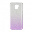 Etui SHINING Samsung Galaxy J6 2018 Clear/Fiolet