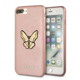 Etui Guess do iPhone 7 Plus / 8 Plus Butterfly Saffiano Rose