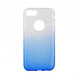 Etui SHINING iPhone 7 / 8 Clear/Blue