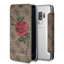 Etui Guess Samsung Galaxy S9+ G965 Flower Desire Book Brown