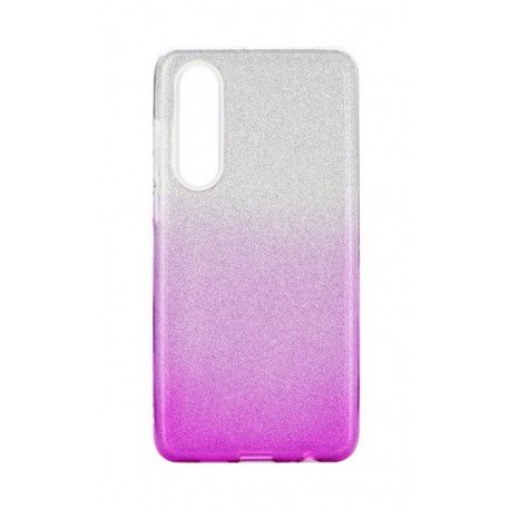 Etui SHINING Samsung Galaxy A50 A505 Clear / Pink