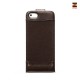 Zenus Rock Vintage Folder iPhone 5/5s Dark Brown