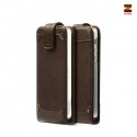 Zenus Rock Vintage Folder iPhone 5/5s/SE Dark Brown
