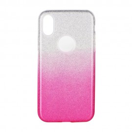 Etui SHINING Samsung Galaxy A20e A202 Clear/Pink