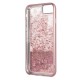 Etui Guess Iphone 7 / 8 Peony Liquid Glitter Pink
