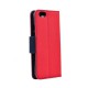 Etui Fancy Book Huawei P10 Lite Red / Dark Blue