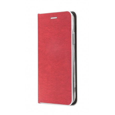 Etui Luna Book Huawei Y7 2019 Red Silver