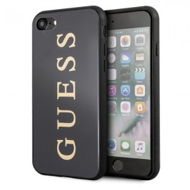 Etui Guess do Iphone 7/8/SE 2020 Classic Double Layer Glitter Black
