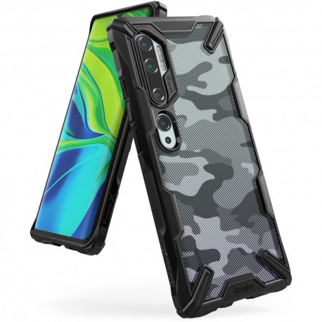 Etui Rearth Ringke Xiaomi Mi Note 10 Fusion-X Camo Moro Black