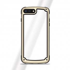 Etui Solid Frame do iPhone 7/8/SE 2020 Clear/Gold