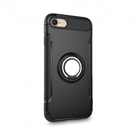 Etui Carbon Ring iPhone 7 / 8 Black