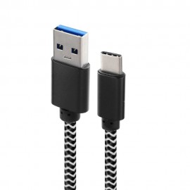Kabel USB Typ C Nylon Black