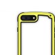Etui Solid Frame do iPhone 7 Plus / 8 Plus Clear/Yellow