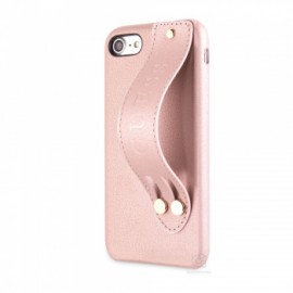 Etui Guess do iPhone 7/8/SE 2020 Saffiano With Strap Rose