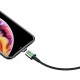 Magnetyczny Kabel USB Baseus Zinc Lightning 1m 2.4A Black