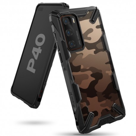 Etui Ringke Huawei P40 Fusion-X Camo Moro Black