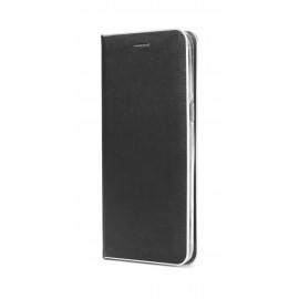 Etui Luna Book Samsung Galaxy J3 2017 Black Silver