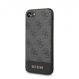 Etui Guess Iphone 7 / 8 4G PU Metal Logo Grey