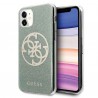 Etui Guess do iPhone 11 4G Circle Glitter Khaki