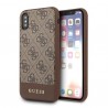 Etui Guess do iPhone X / Xs 4G Stripe Brown