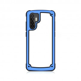 Etui Solid Frame do iPhone X / Xs Clear/Blue