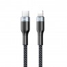 Kabel USB Typ C - Lightning 18 W Power Delivery 1 m Remax Sury 2 Series RC-009 Black