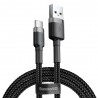 Kabel USB Typ C - USB Typ C 5A 2m Baseus Cafule PD 2.0 100W Black Grey