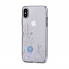 Etui Devia do iPhone X / Xs Petunia Swarovski Silver