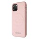 Etui Guess do iPhone 11 Pro 4G Saffiano Circle Logo Pink
