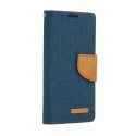 Etui Canvas Book do Iphone 12/12 Pro Navy Blue / Brown