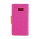 Etui Canvas Book do Iphone 12/12 Pro Pink / Brown