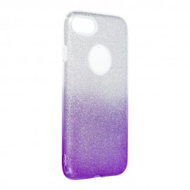 Etui SHINING do iPhone 7/8 Clear/Violet