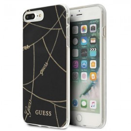 Etui Guess do iPhone 7 Plus / 8 Plus Gold Chain Collection Black